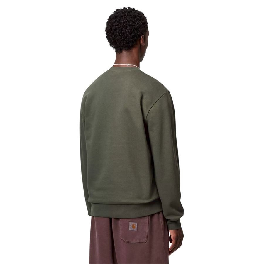 Script Embroidery Sweatshirt felpa da uomo Carhartt WIP | I0344963CDXX